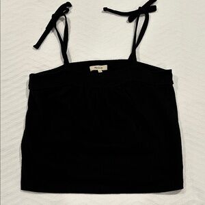 Madewell Black Crop Top